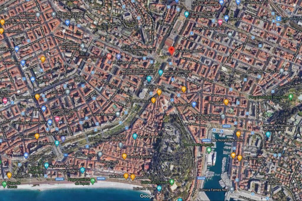 Garibaldi 3 Chambres 6 Couchages, Easy Check-In Nizza Exterior foto